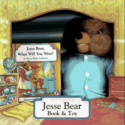 9780689718458: Jesse Bear What Will You Wear/Book and Toy