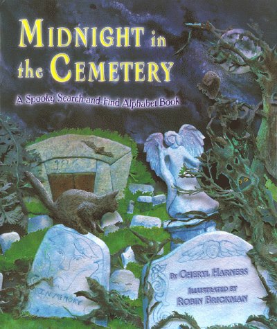 Stock image for MIDNIGHT IN THE CEMETERY: A SPOOKY SEARCH-AND-FIND ALPHABET BOOK for sale by SecondSale