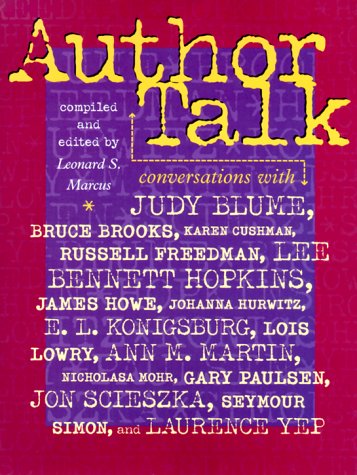 Beispielbild fr Author Talk : Conversations with Judy Blume. zum Verkauf von Better World Books