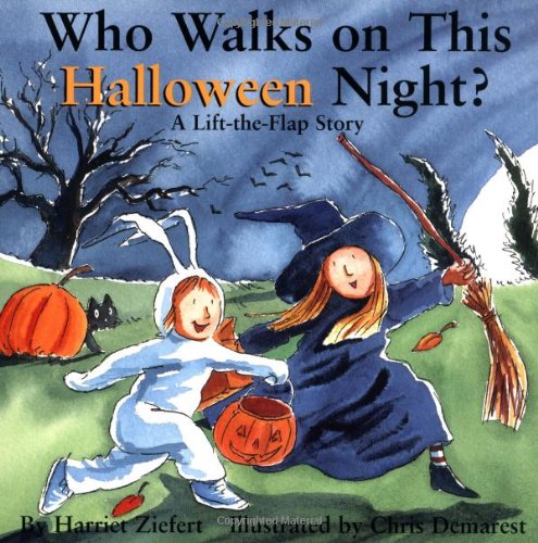 Stock image for Who Walks On Halloween Night?: Holiday Lift The Flap Book for sale by Your Online Bookstore