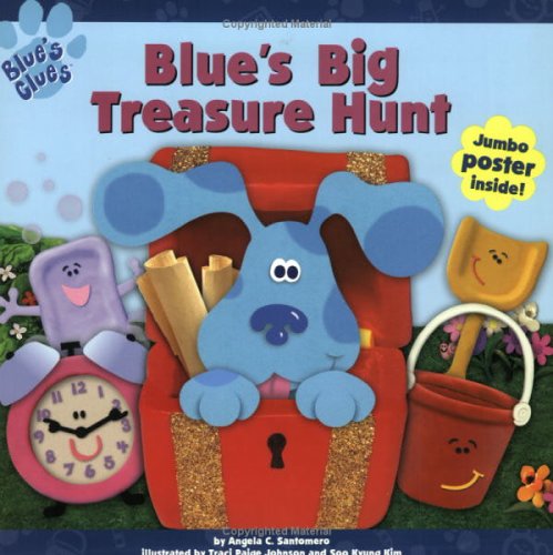 9780689825408: Blue's Big Treasure Hunt [With Jumbo Poster] (Blue's Clues)