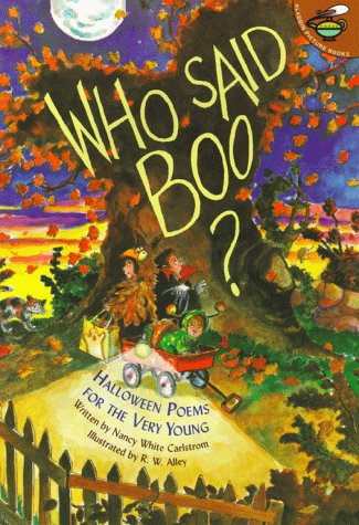 9780689831515: Who Said Boo?: Halloween Poems for the Very Young