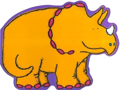 Beispielbild fr Triceratops (Shaped Dinosaur Board Book) zum Verkauf von ZBK Books