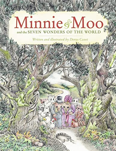 Stock image for Minnie and Moo & the Seven Wonders of the World (Minnie and Moo (Live Oak Hardcover)) for sale by SecondSale