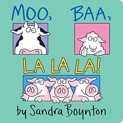 9780689870279: Moo, Baa, La La La!: Oversized Lap Board Book