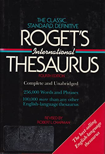 Stock image for Roget's International Thesaurus for sale by Better World Books