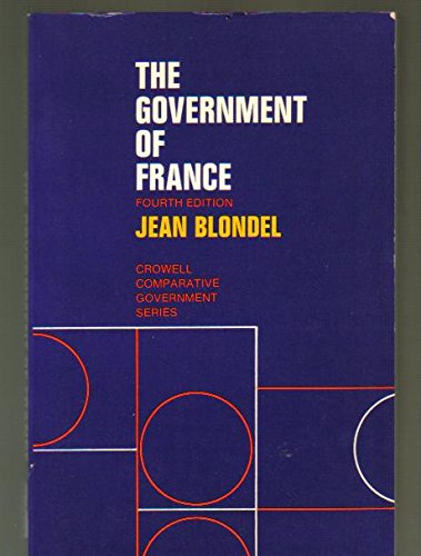 Government of France (9780690000627) by Blondel, Jean