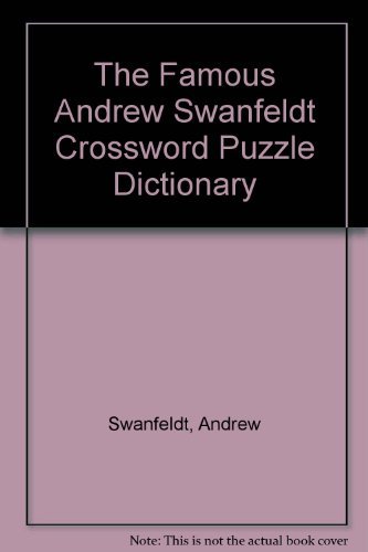 Stock image for Crossword Puzzle Dictionary for sale by Half Price Books Inc.