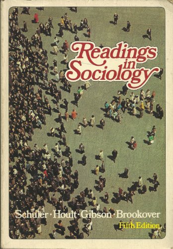 Beispielbild fr Readings in sociology, zum Verkauf von Robinson Street Books, IOBA