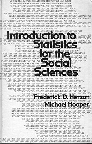 9780690008548: Introduction to statistics for the social sciences
