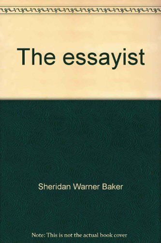 Stock image for The essayist for sale by Mispah books