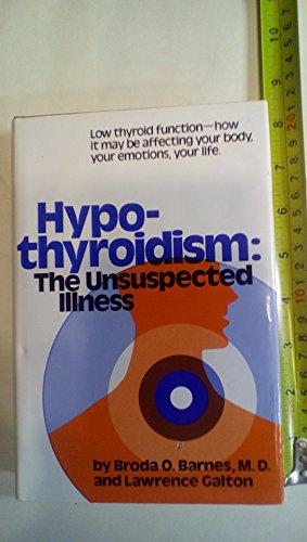 9780690010299: Hypothyroidism: The Unsuspected Illness