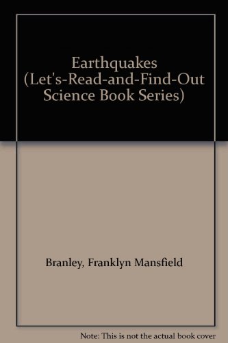 Stock image for Earthquakes for sale by Better World Books: West