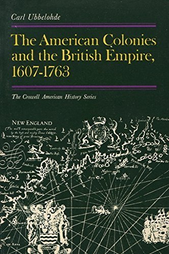 9780690060652: The American Colonies and the British Empire 1607-1763