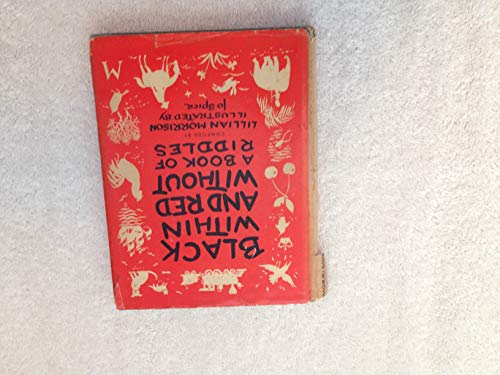 Stock image for Black Within and Red Without a book of riddles for sale by Library House Internet Sales