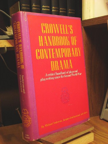 Beispielbild fr Crowell's Handbook of Contemporary Drama zum Verkauf von Wonder Book