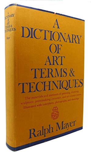 Beispielbild fr Dictionary of Art Terms and Techniques zum Verkauf von Front Cover Books