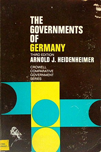 9780690348941: The Governments of Germany (Crowell Comparative Government Series)
