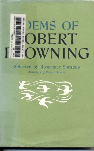 Stock image for Poems of Robert Browning for sale by Better World Books