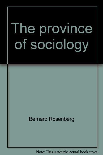 Imagen de archivo de The Province of Sociology:Freedom and Constraint: Freedom and Constraint a la venta por Half Price Books Inc.