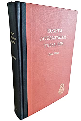 Imagen de archivo de Roget's international thesaurus. a la venta por Once Upon A Time Books