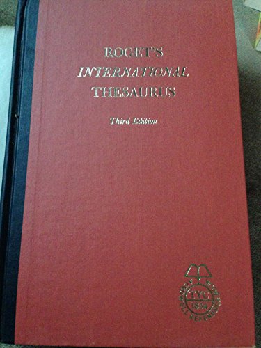 Imagen de archivo de Roget's International Thesaurus (Thumb-Indexed) a la venta por HPB-Ruby