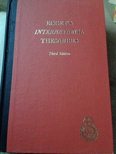 9780690708912: Rogets International Thesaurus 1962