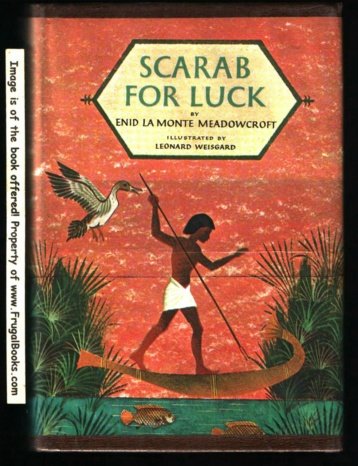 Beispielbild fr Scarab for Luck: A Story of Ancient Egypt zum Verkauf von ThriftBooks-Atlanta