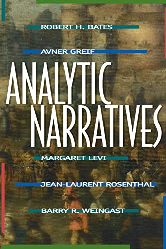 Beispielbild fr Analytic Narratives (Princeton Paperbacks) zum Verkauf von Gulf Coast Books