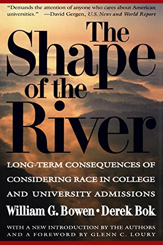 9780691002743: The Shape of the River: Long-Term Consequences of Considering Race in College and University Admissions (The William G. Bowen Series, 33)