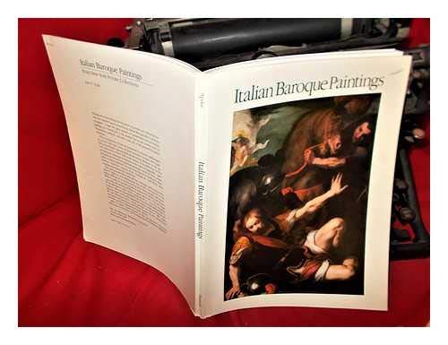 Beispielbild fr Italian Baroque Paintings from New York Private Collections zum Verkauf von Better World Books