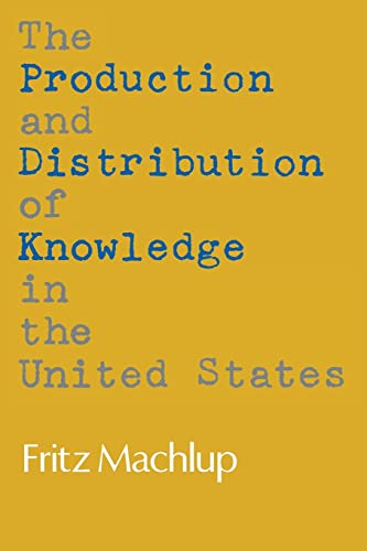 Imagen de archivo de The Production and Distribution of Knowledge in the United States a la venta por Hawking Books