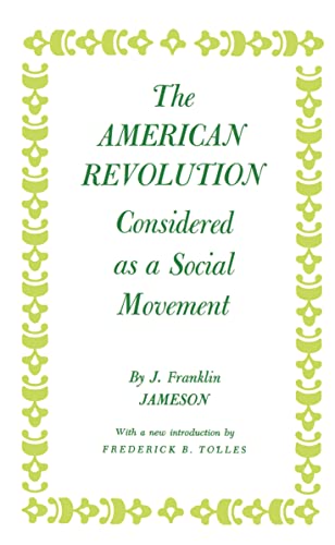 Imagen de archivo de American Revolution Considered as a Social Movement a la venta por Blackwell's