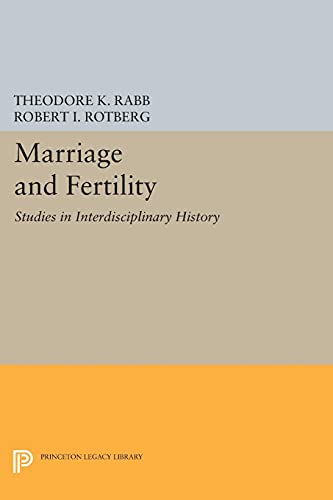 Beispielbild fr Marriage and Fertility: Studies in Interdisciplinary History zum Verkauf von UHR Books