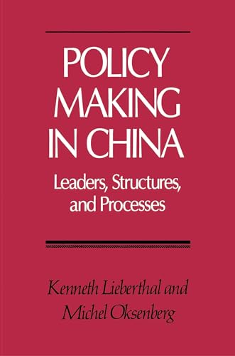 Policy Making in China (9780691010755) by Lieberthal, Kenneth