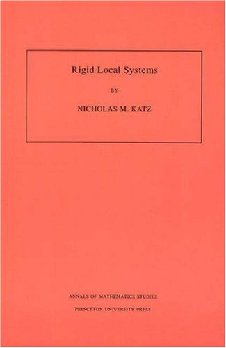 9780691011196: Rigid Local Systems. (AM-139)