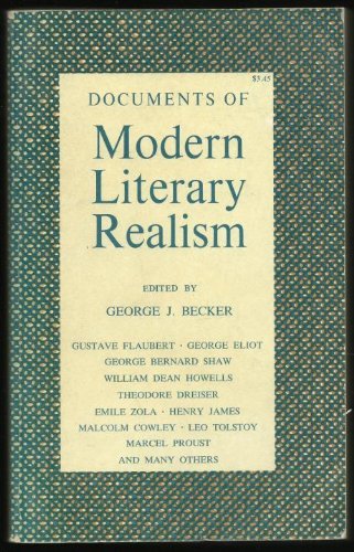 Beispielbild fr Documents of Modern Literary Realism zum Verkauf von Wonder Book