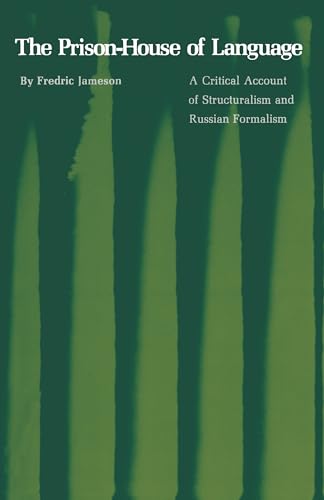 9780691013169: The Prison-House of Language: A Critical Account of Structuralism and Russian Formalism