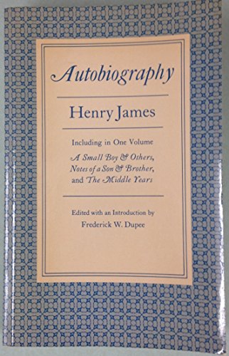 Beispielbild fr Henry James: Autobiography zum Verkauf von ThriftBooks-Atlanta