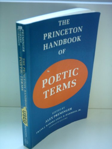 Stock image for The Princeton Handbook of Poetic Terms for sale by Better World Books