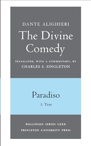 Beispielbild fr The Divine Comedy, III. Paradiso, Vol. III. Part 1 zum Verkauf von Blackwell's