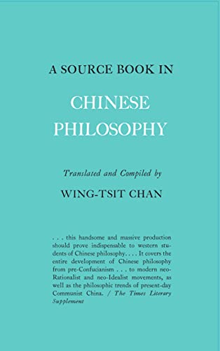 Stock image for A Source Book in Chinese Philosophy for sale by Ergodebooks