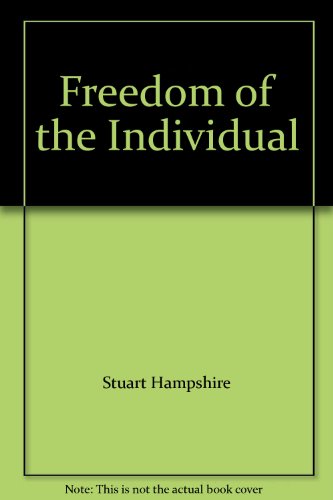 Stock image for Freedom of the Individual: Expanded Edition (Princeton Legacy Library, 1819) for sale by Wonder Book