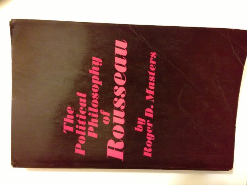 Imagen de archivo de The Political Philosophy of Rousseau a la venta por Better World Books
