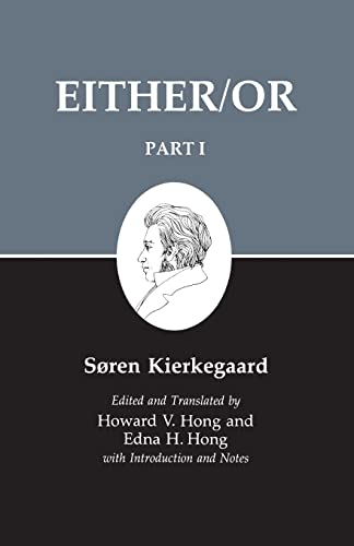 Imagen de archivo de Either/Or Part I (Kierkegaard's Writings III) a la venta por The Book House, Inc.  - St. Louis