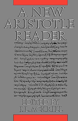 Beispielbild fr A New Aristotle Reader zum Verkauf von BooksRun