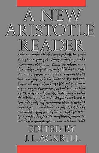 Stock image for A New Aristotle Reader for sale by Open Books West Loop