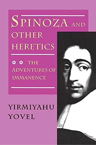 Beispielbild fr Spinoza and Other Heretics, Volume 2: The Adventures of Immanence zum Verkauf von HPB Inc.