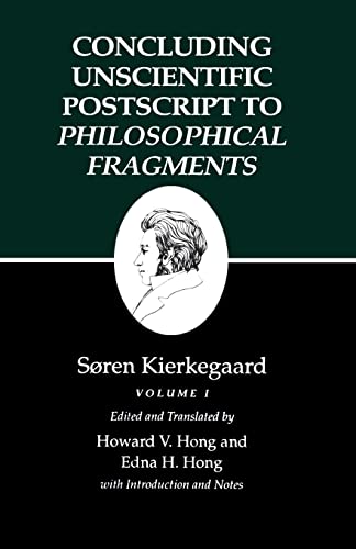 Beispielbild fr Kierkegaard`s Writings, XII, Volume I  " Concluding Unscientific Postscript to Philosophical Fragments: 36 (Kierkegaard's Writings, 36) zum Verkauf von WorldofBooks