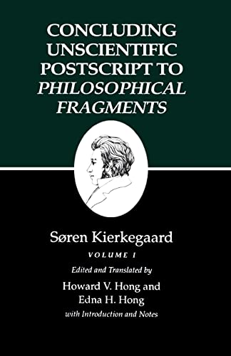 Imagen de archivo de Concluding Unscientific Postscript 1 : Kierkegaard's Writings, Vol 12.1 a la venta por Eighth Day Books, LLC